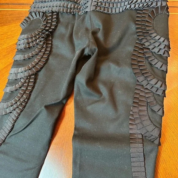 Just Cavalli Black Jacket & Pants Set Intricate Appliqué Spanish Style - Picture 11 of 16